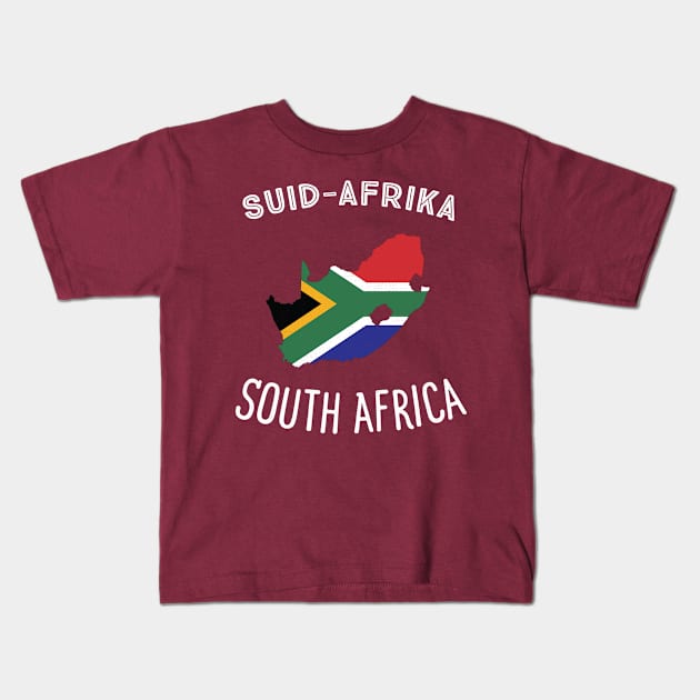 South Africa Kids T-Shirt by phenomad